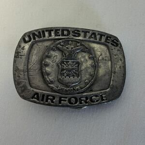 Vintage 1985 Siskiyou Buckle Co. United States Air force Belt Buckle Military